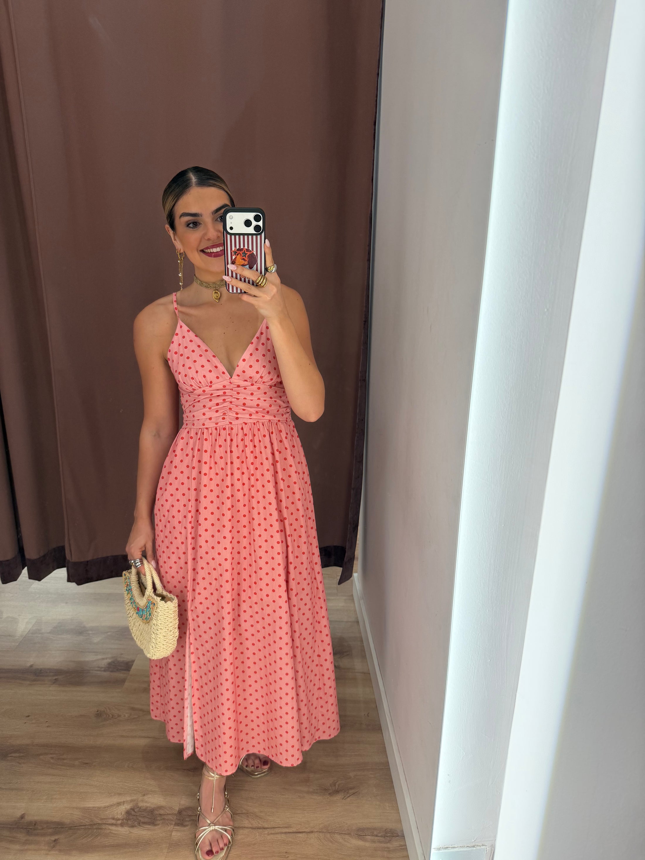 VESTIDO FRESA