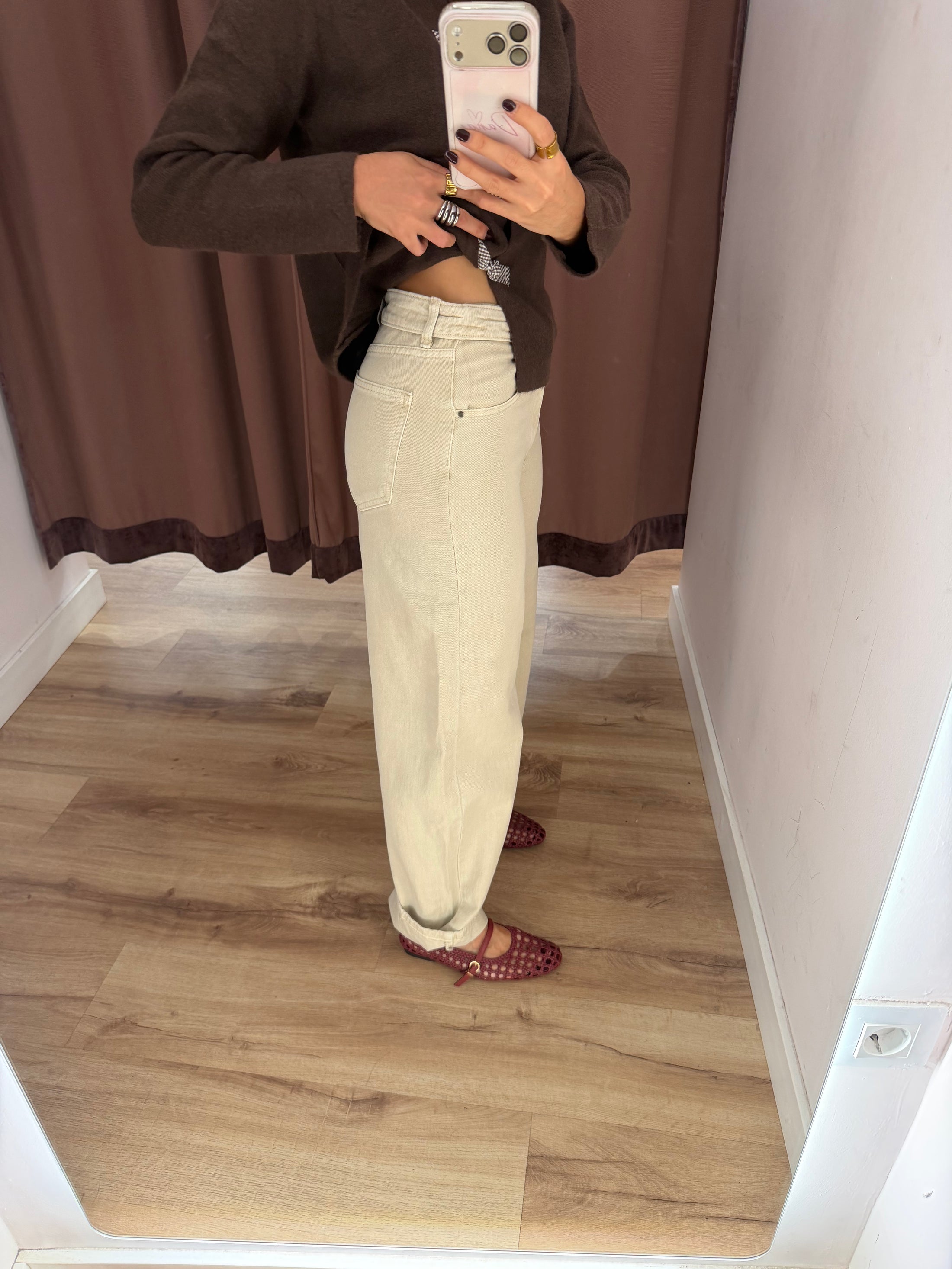 PANTALÓN CREMA
