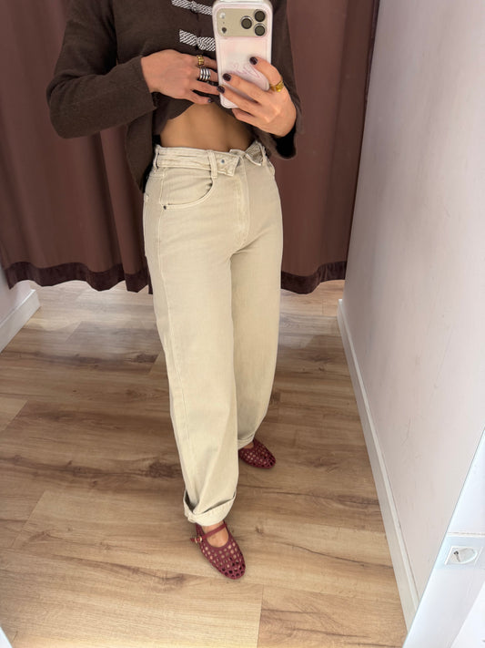 PANTALÓN CREMA