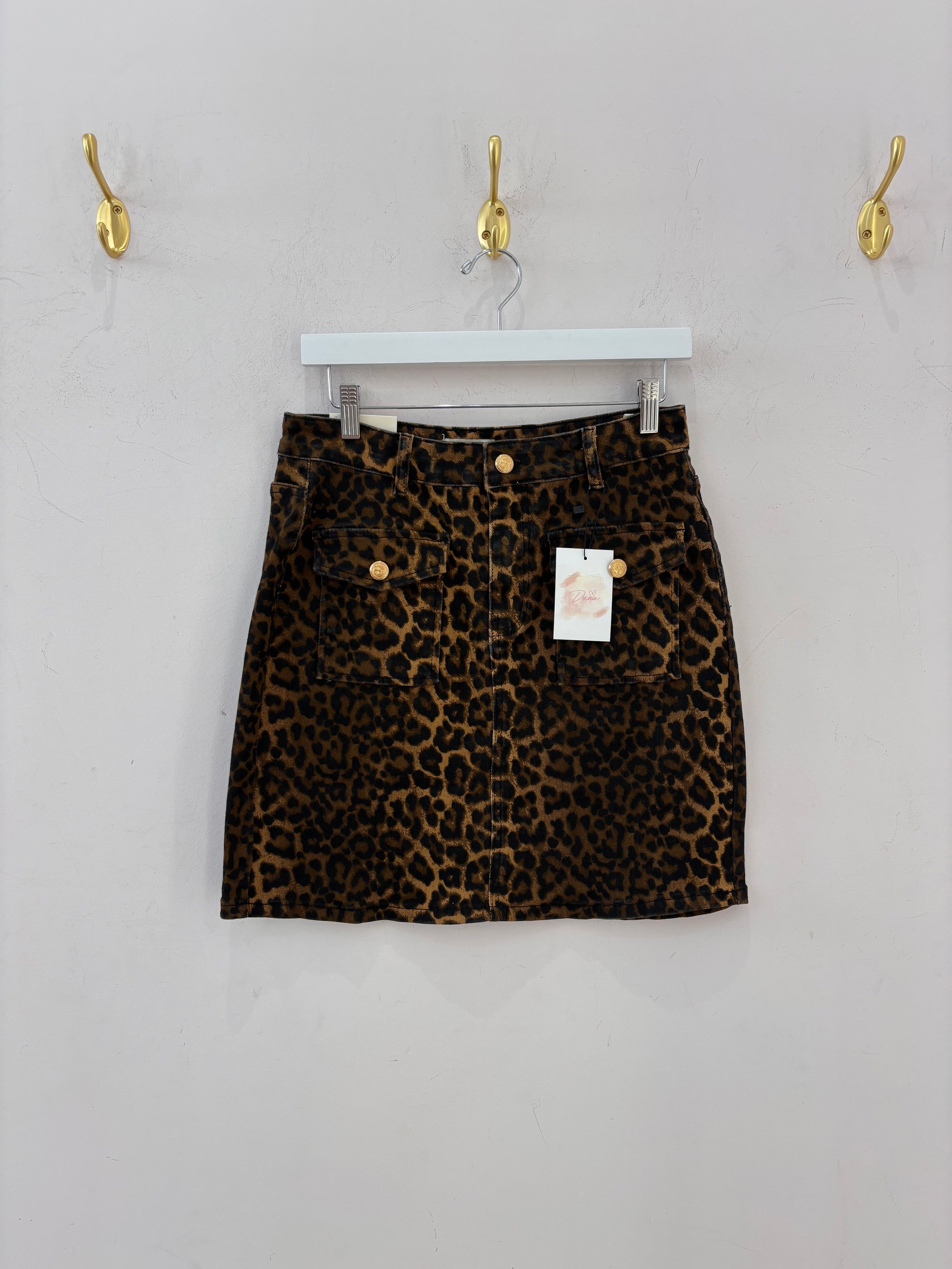 Falda Leopardo