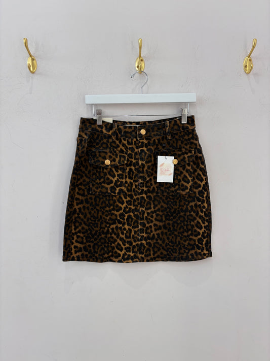 Falda Leopardo