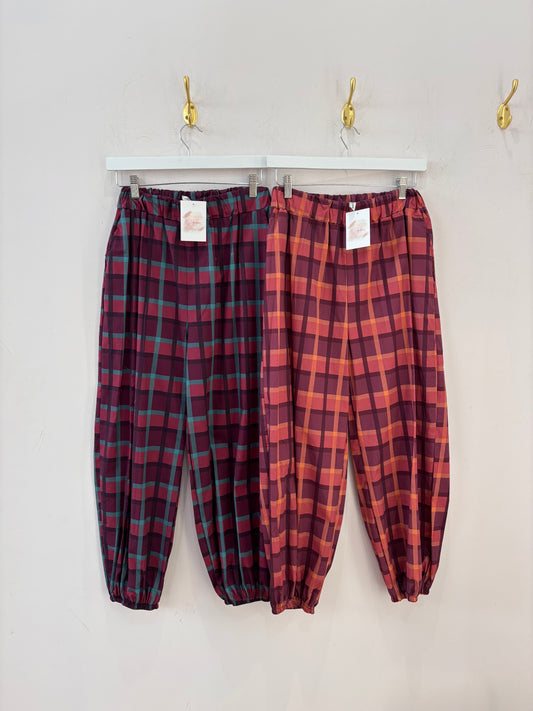 Pantalón Bombacho Cuadros