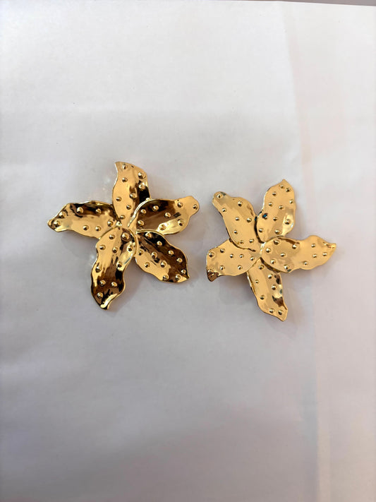 Pendientes maxi flor