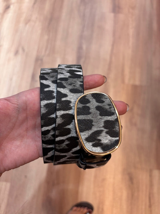 Cinturón animal print