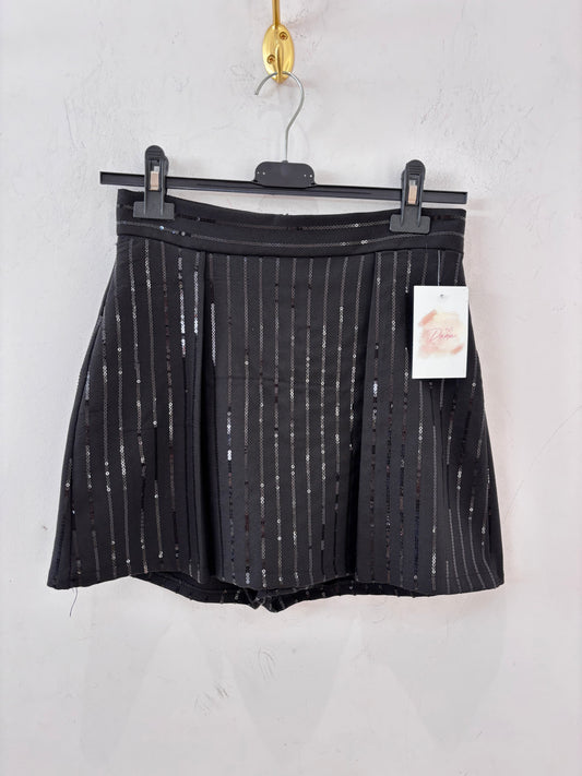 Falda-pantalón lentejuelas