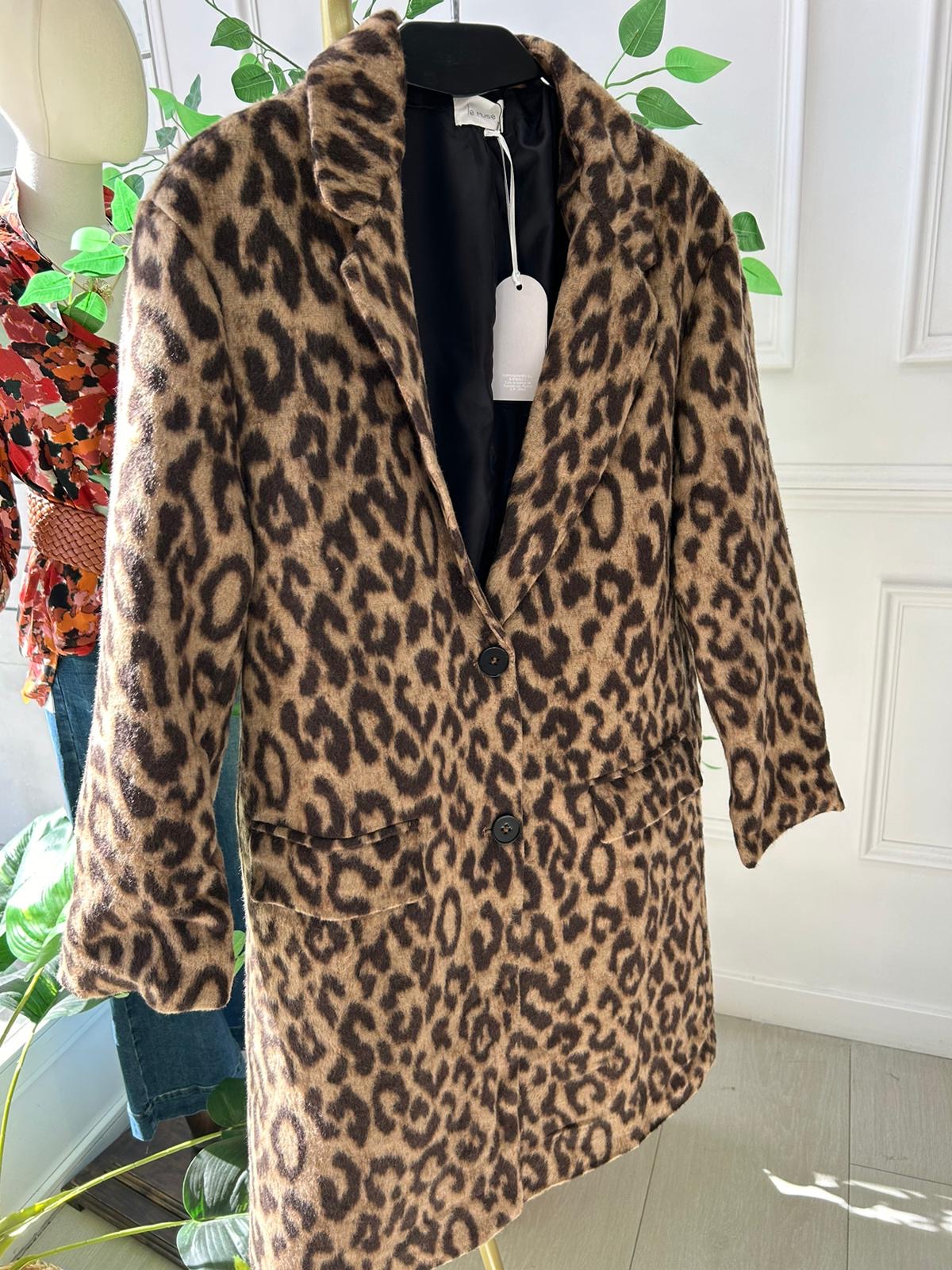 ABRIGO ANIMAL PRINT