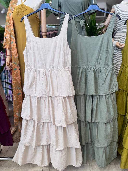 VESTIDO MULTIVOLANTES