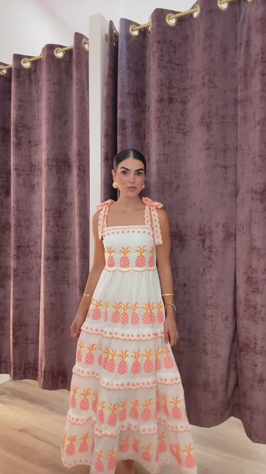 VESTIDO PIÑAS